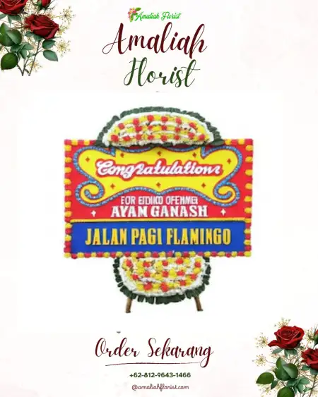 Sewa Papan Bunga Sukomanah